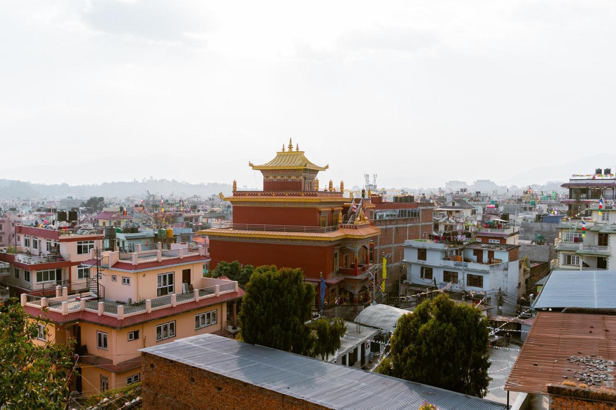 Cloud 9 Garden Hotel Kathmandu Bagian luar foto